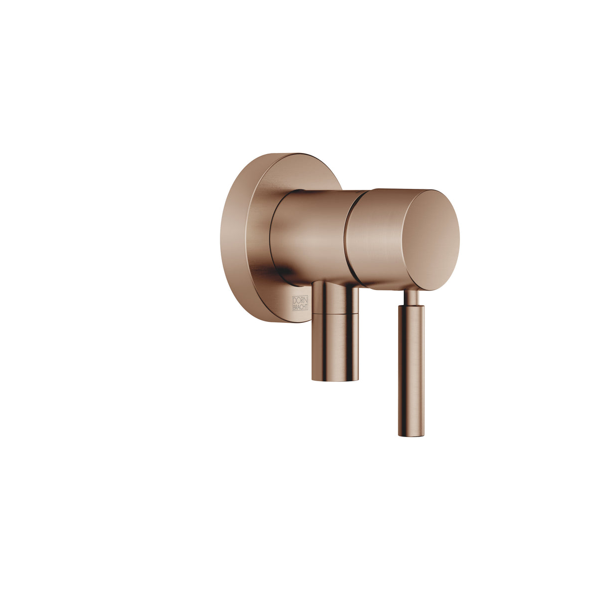 Dornbracht SERIES SPECIFIC Ankastre Tek Kollu Batarya Kapak Plakalı Entegre Duş Bağlantılı — Fırçalanmış Bronz (PVD)
