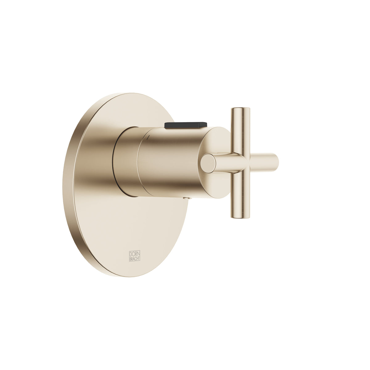 Dornbracht TARA xTOOL Ankastre Termostat, Ara Musluksuz 3/4" — Fırçalanmış Şampanya (22 ayar Altın)