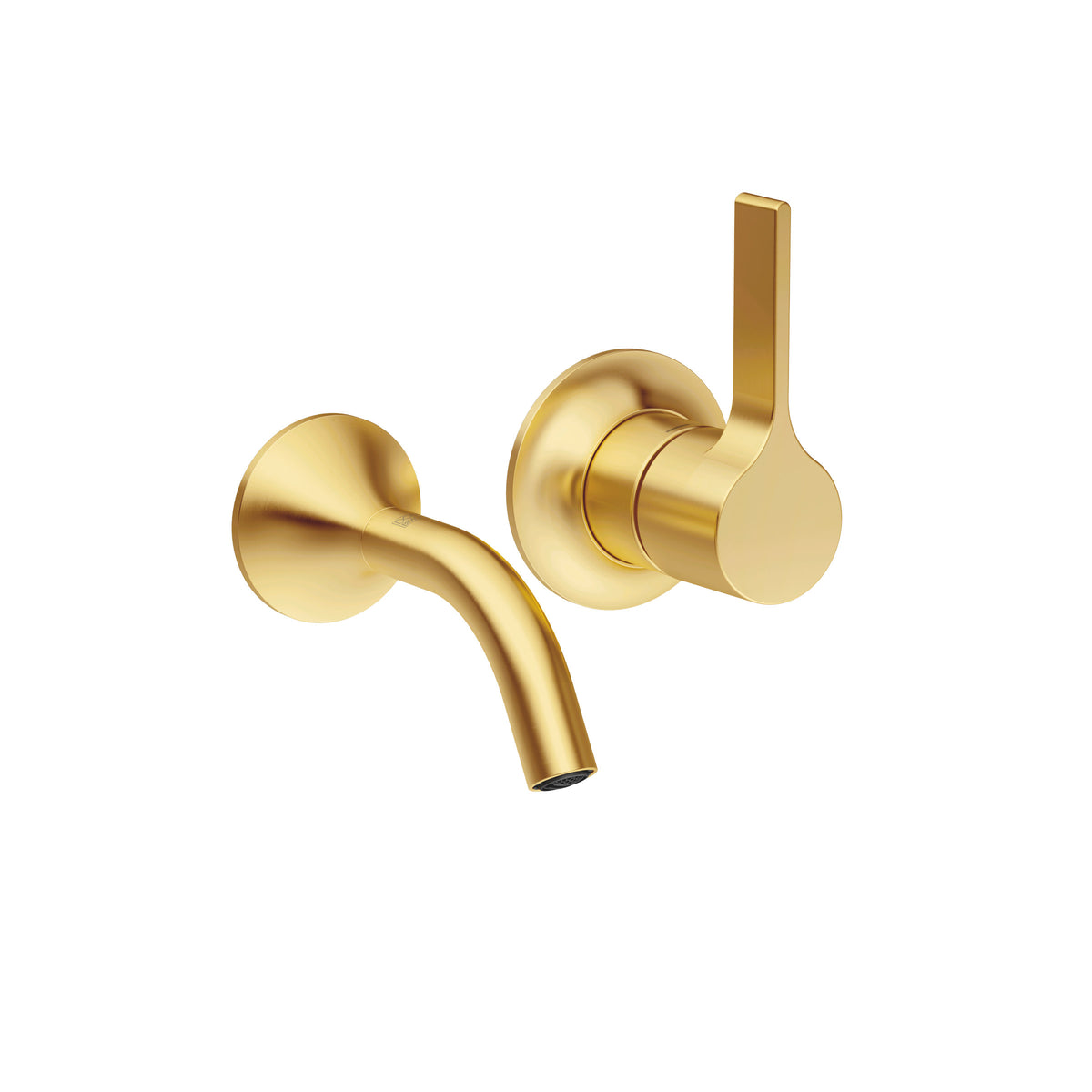 Dornbracht VAIA Ankastre Tek Kollu Lavabo Bataryası Süzgeçsiz — Fırçalanmış Durabrass (23 ayar Altın)