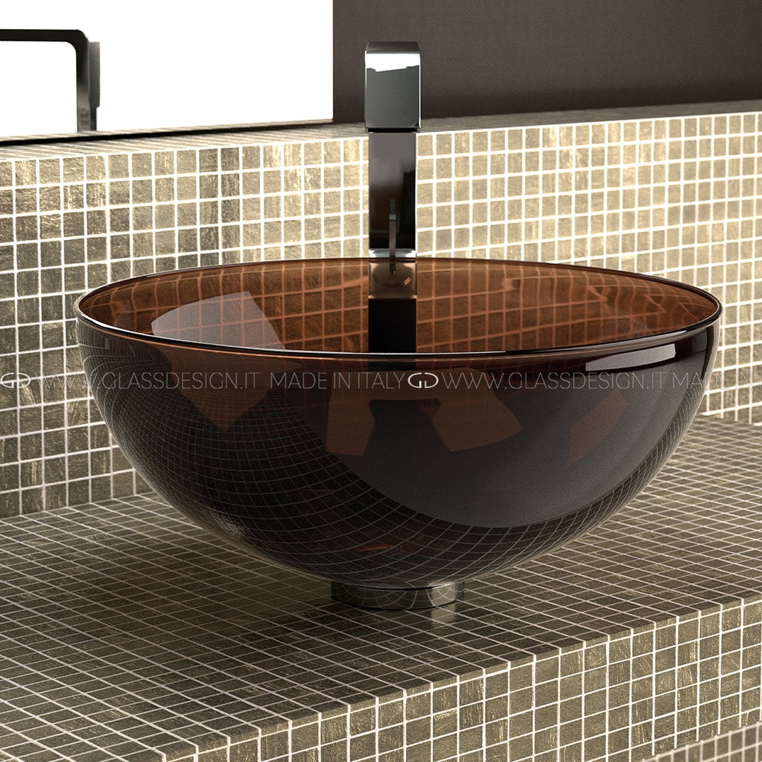 Glass Design Laguna: Kristal Çanak Lavabo Koleksiyonu