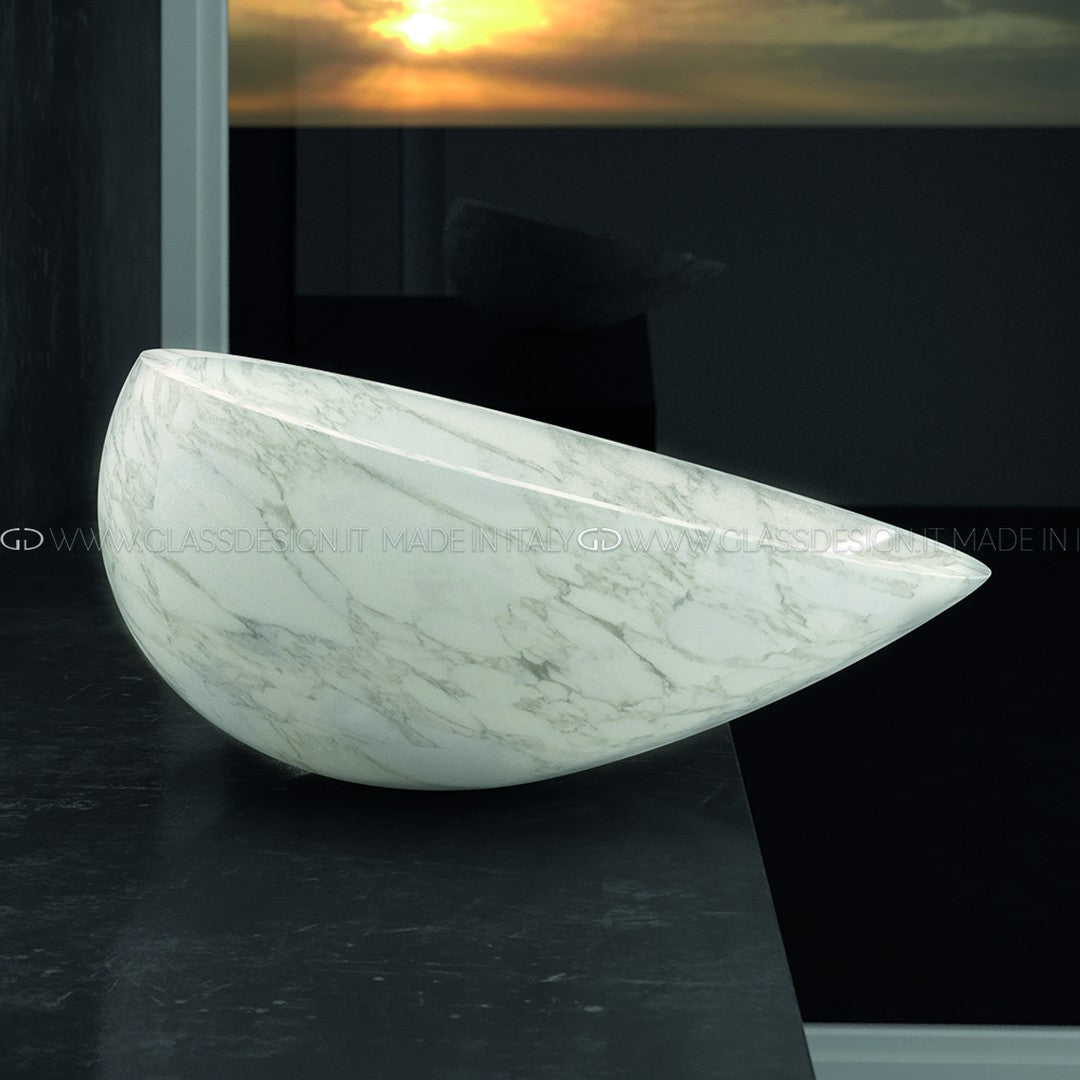 Glass Design Air Infinity Over: Kristal Çanak Lavabo Koleksiyonu
