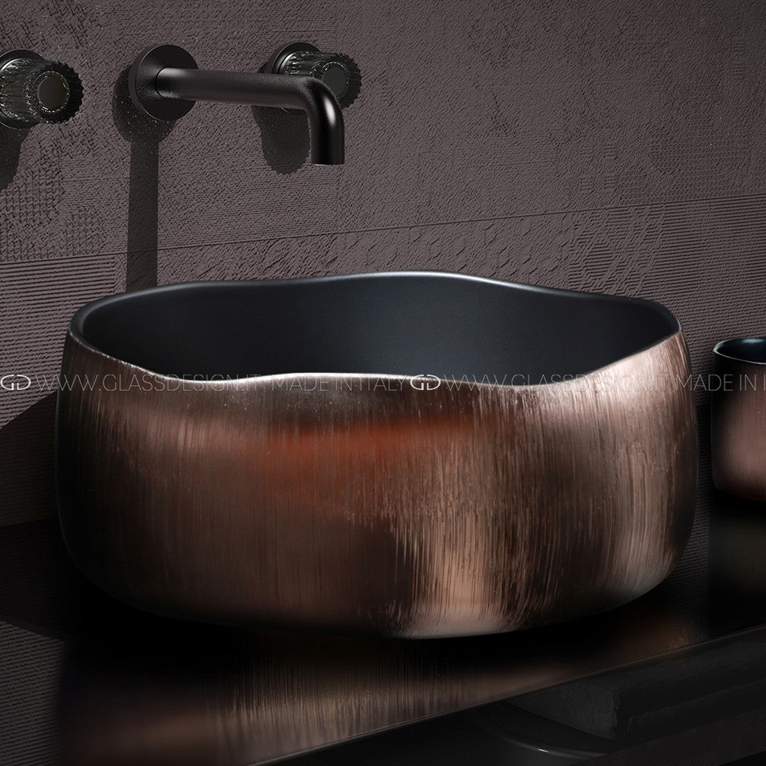 Glass Design Mode: İtalyan Kristal Çanak Lavabo Koleksiyonu