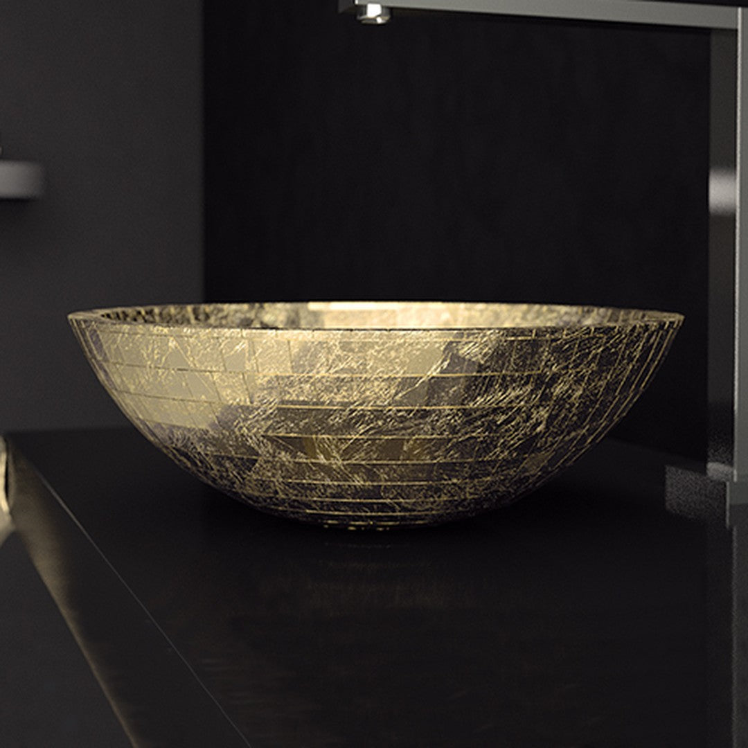 Glass Design Mosaic Sotto: Kristal Çanak Lavabo Koleksiyonu