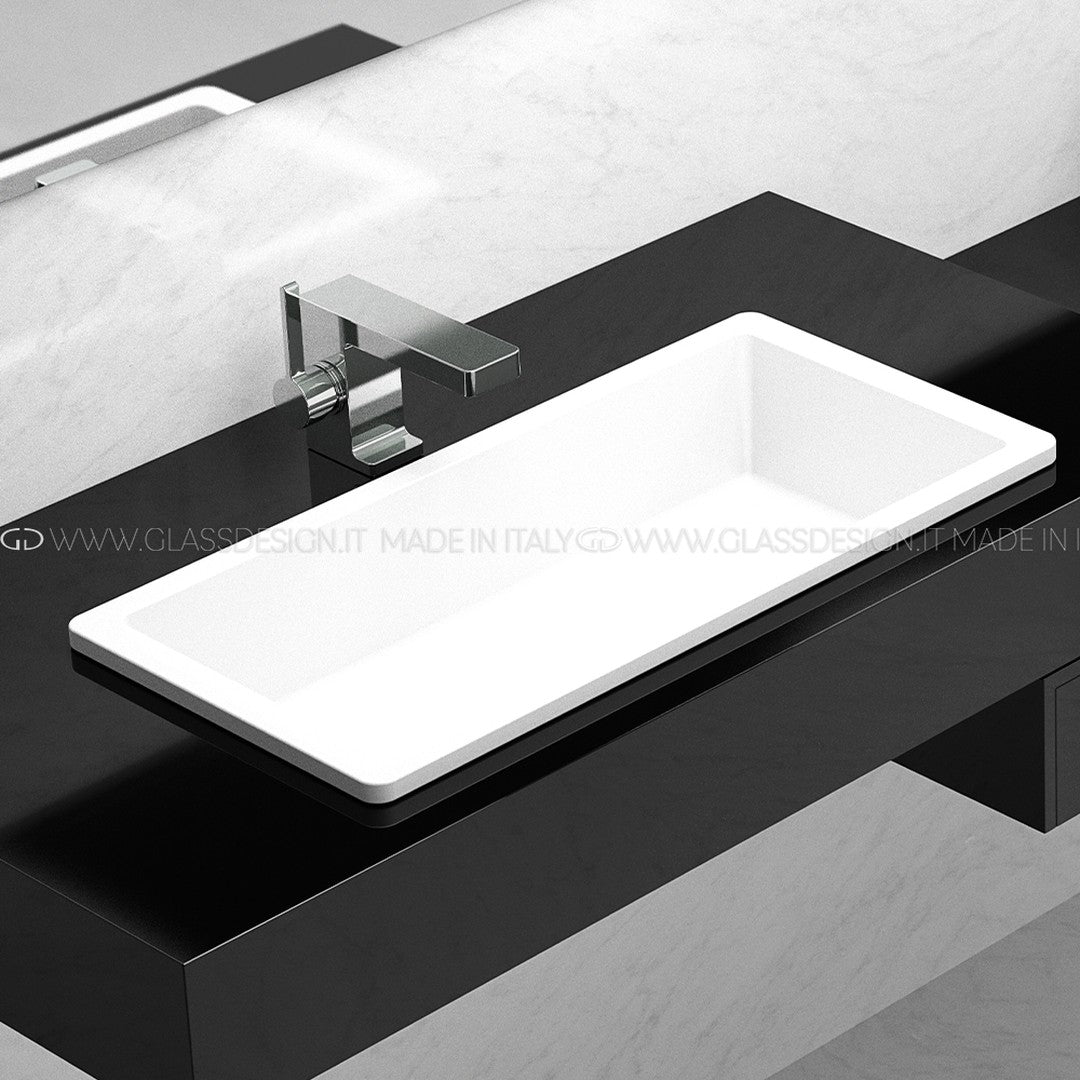 Glass Design Rx: Mat Seramik ve Parlak Siyah MDF Lüks Banyo Koleksiyonu