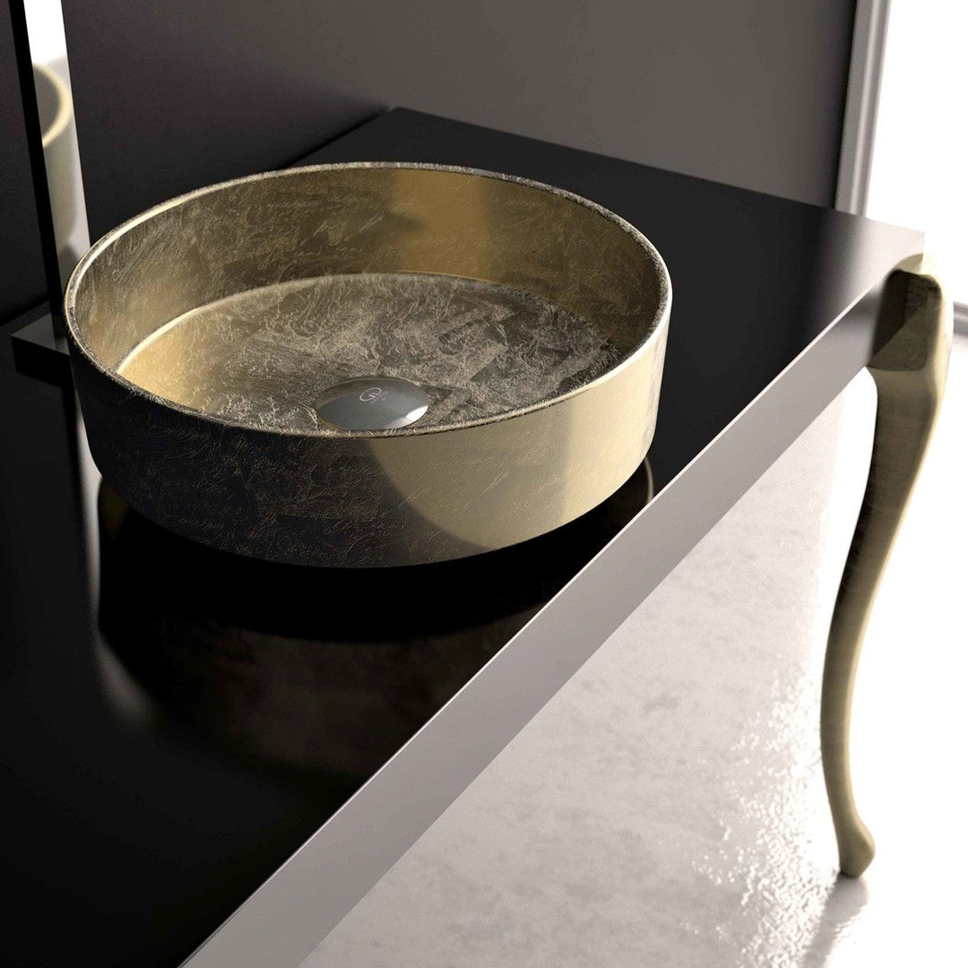 Glass Design Leonardo Musa: Altın Varak Lüks Banyo Koleksiyonu