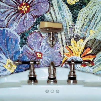 SICIS Flower Power: Sanatsal Mozaik Koleksiyonu ile Duvarlar Canlanıyor