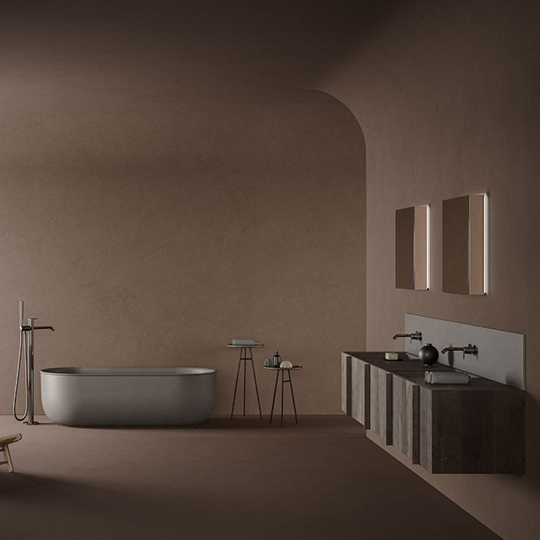 Inbani Paral S4 Wood: Ham Meşe ile Lüks Banyo Mobilyası Aksesuarı