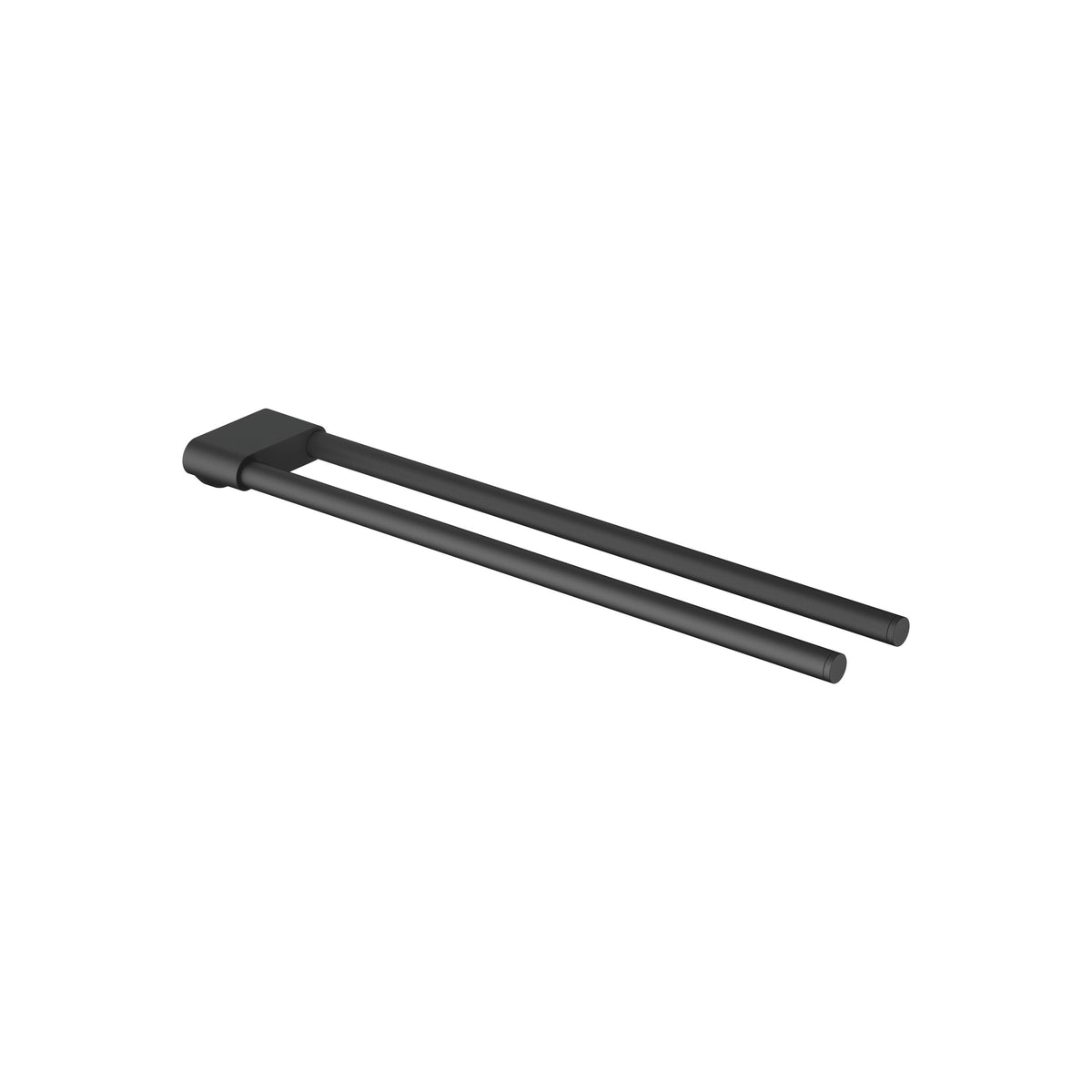 Dornbracht SERIES SPECIFIC Havluluk, İki Parça Sabit — Yumuşak Siyah