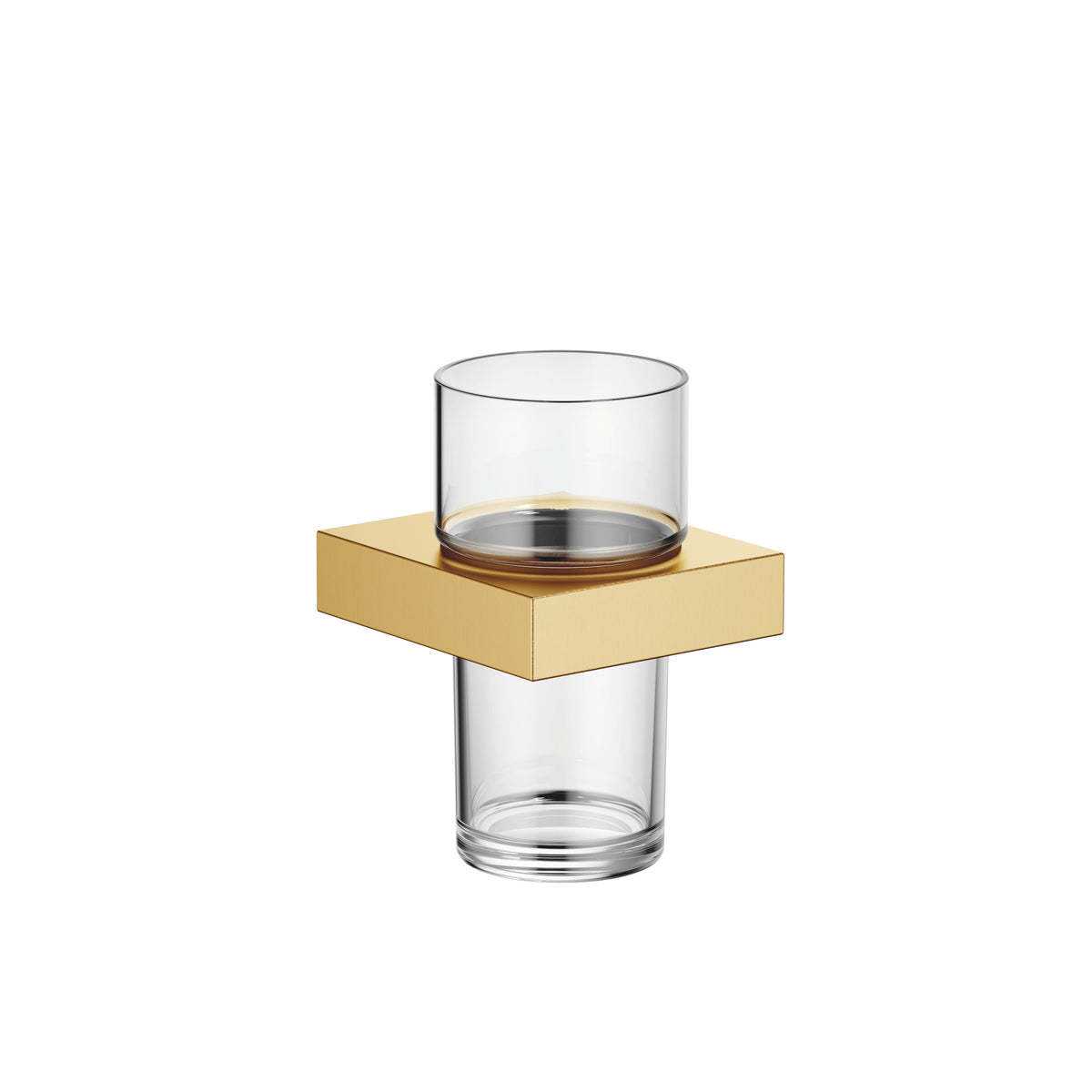 Dornbracht SERIES SPECIFIC Diş Fırçalığı, Duvar Modeli — Fırçalanmış Durabrass (23 ayar Altın)