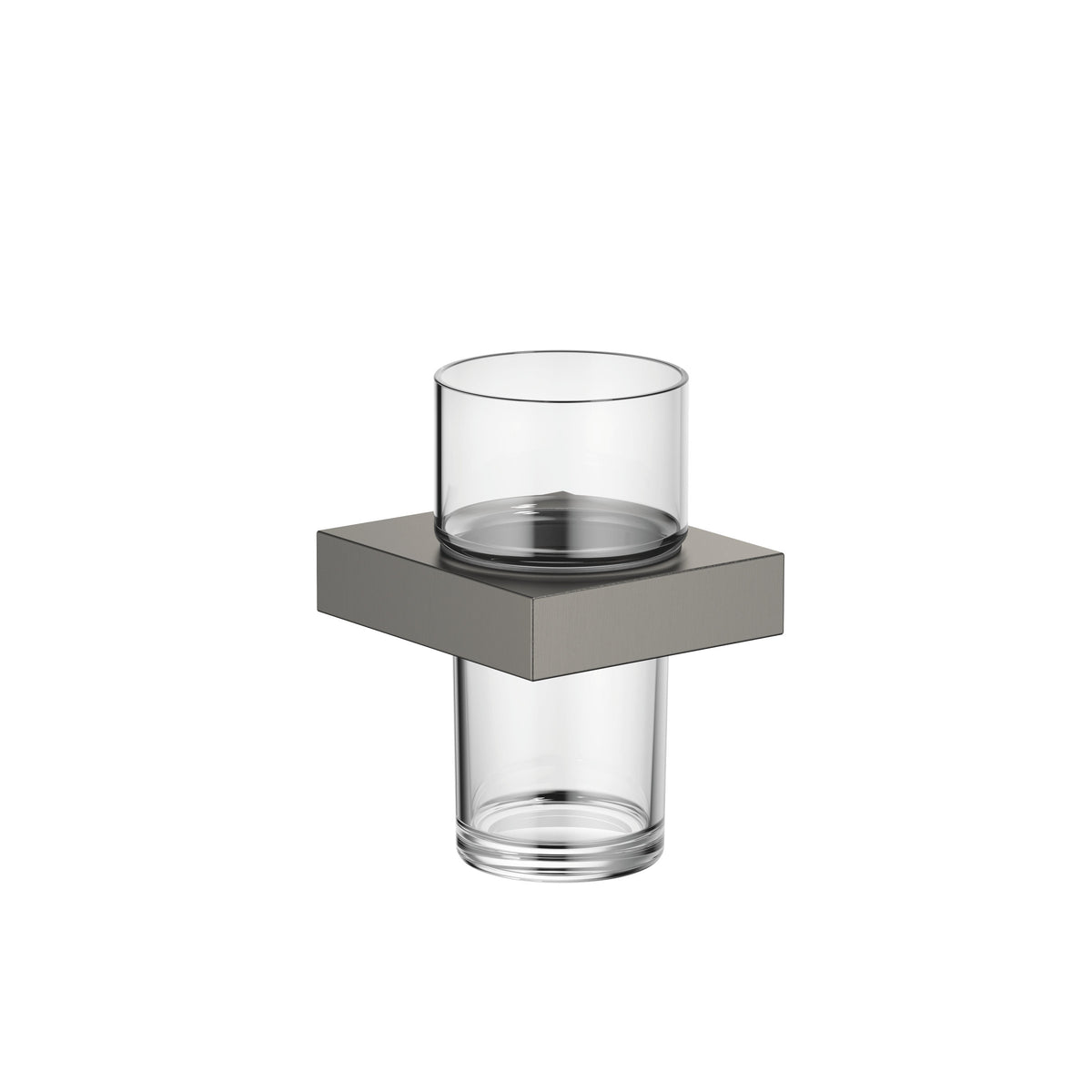 Dornbracht SERIES SPECIFIC Diş Fırçalığı, Duvar Modeli — Fırçalanmış Koyu Platin