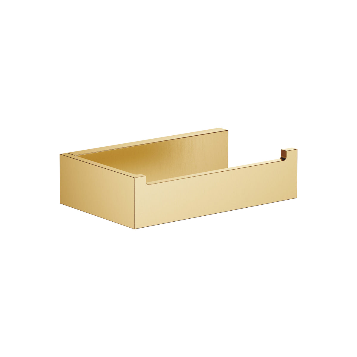 Dornbracht SERIES SPECIFIC Kapaksız Tuvalet Kağıtlığı — Fırçalanmış Durabrass (23 ayar Altın)