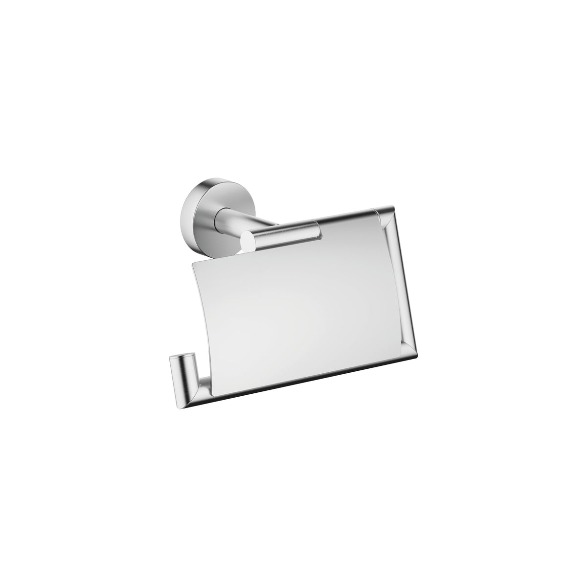 Dornbracht SERIES SPECIFIC Kapaklı Tuvalet Kağıtlığı — Fırçalanmış Krom