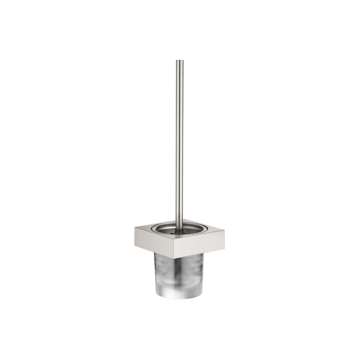 Dornbracht SERIES SPECIFIC Tuvalet Fırçası Seti, Duvar Modeli — Fırçalanmış Platin