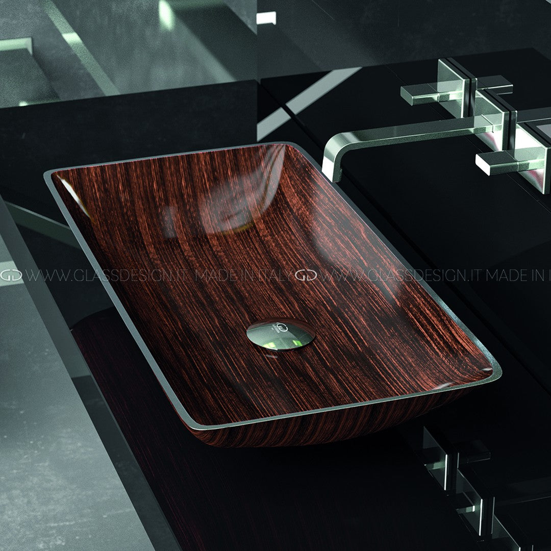 Glass Design Nek: Alüminyum Kenarlı Kristal Çanak Lavabo Koleksiyonu