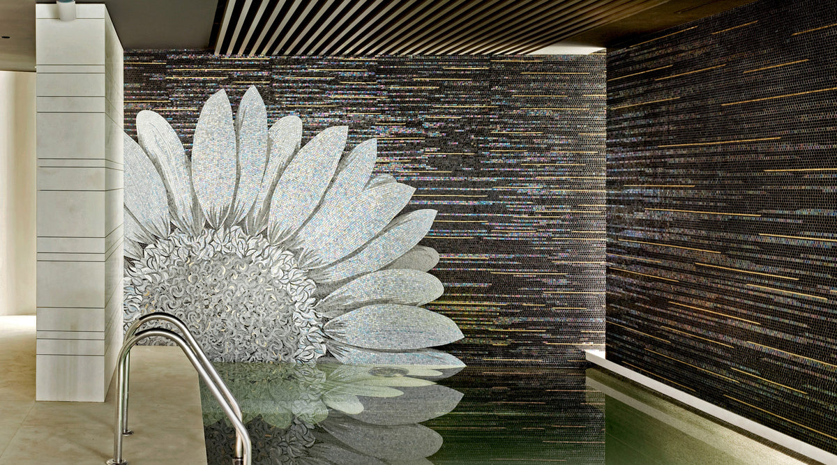 SICIS Flower Power — SICIS Flower Power mozaik uygulama örneği 1