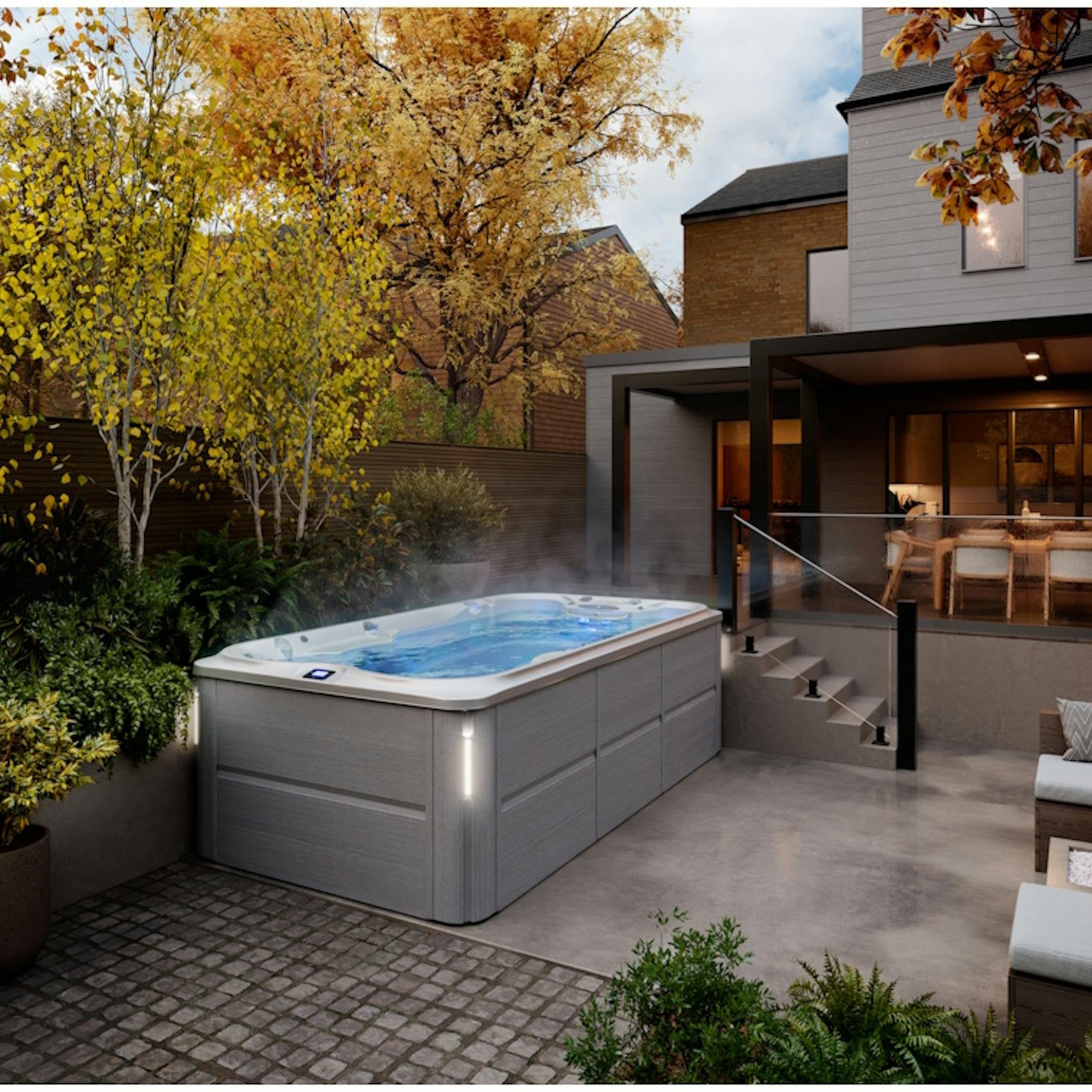 Jacuzzi J-14 PowerPro® | Lüks Yüzme Havuzu ve Spa Deneyimi