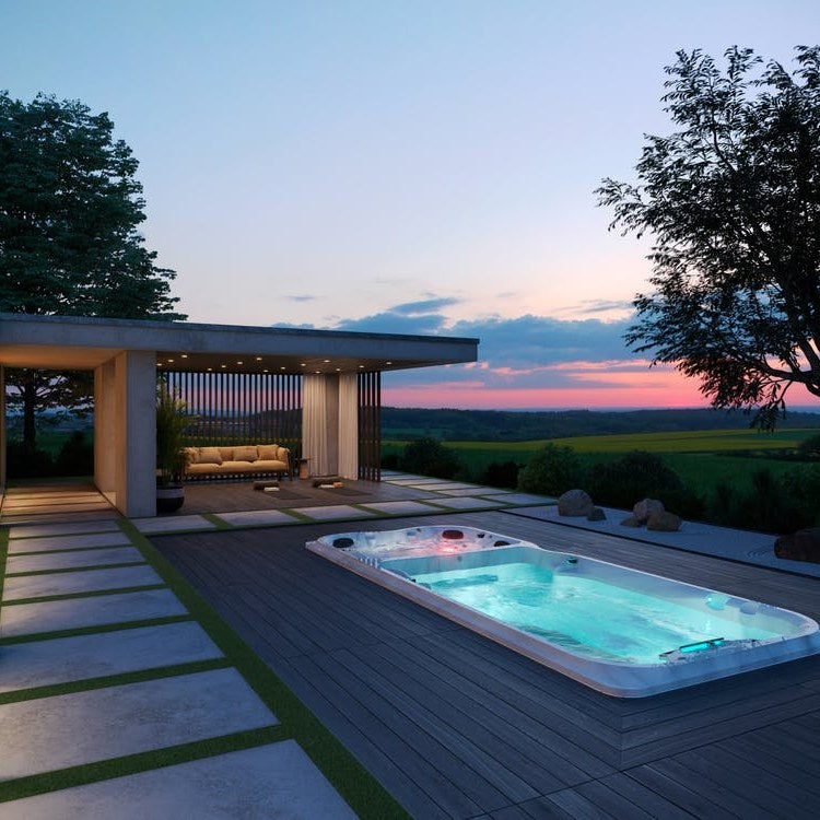 Jacuzzi PowerPro J-19DT: Lüks Jakuzi ve Yüzme Havuzunun Zirvesi