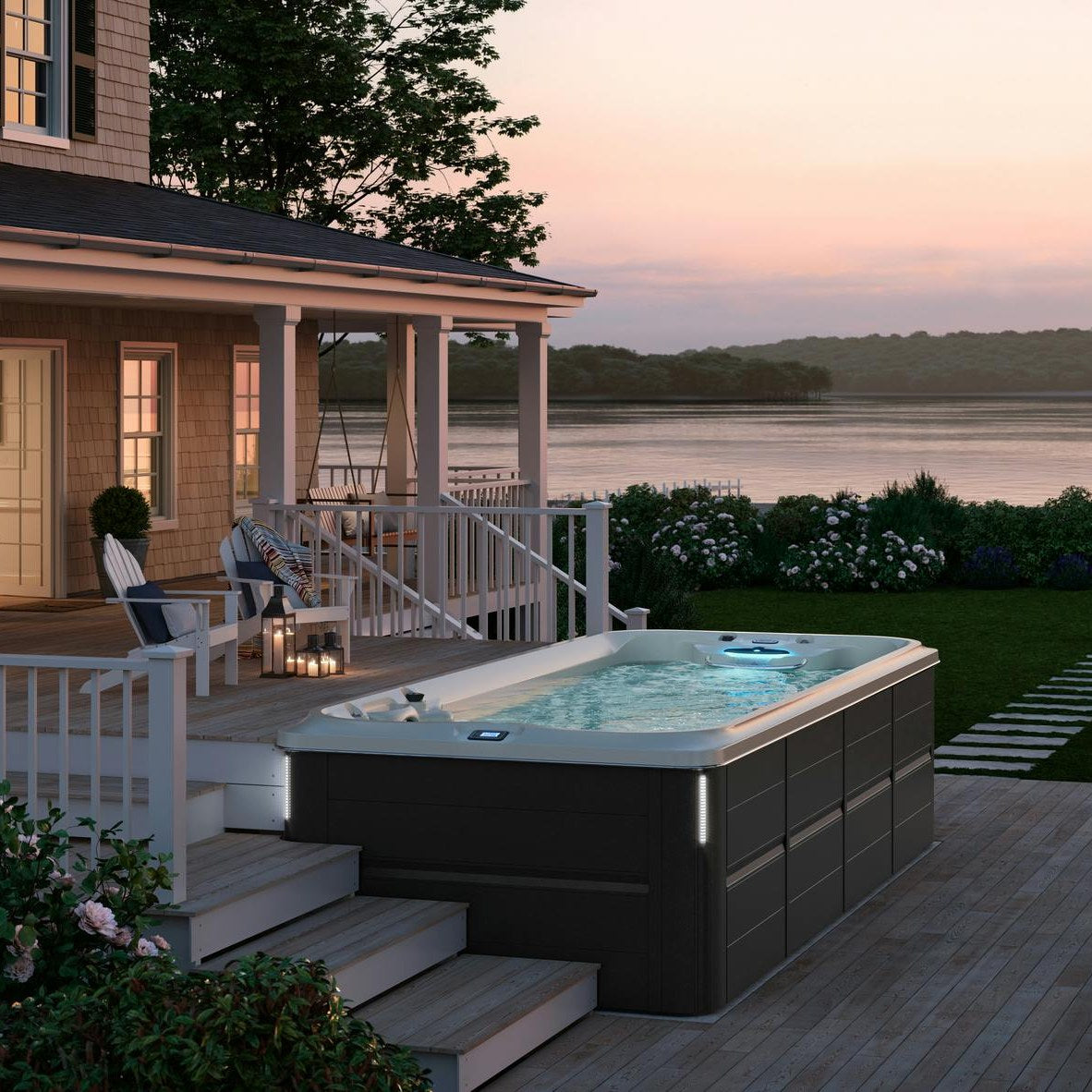 Jacuzzi® J-19 PowerPro® Lüks Yüzme Havuzu Spa Deneyimi