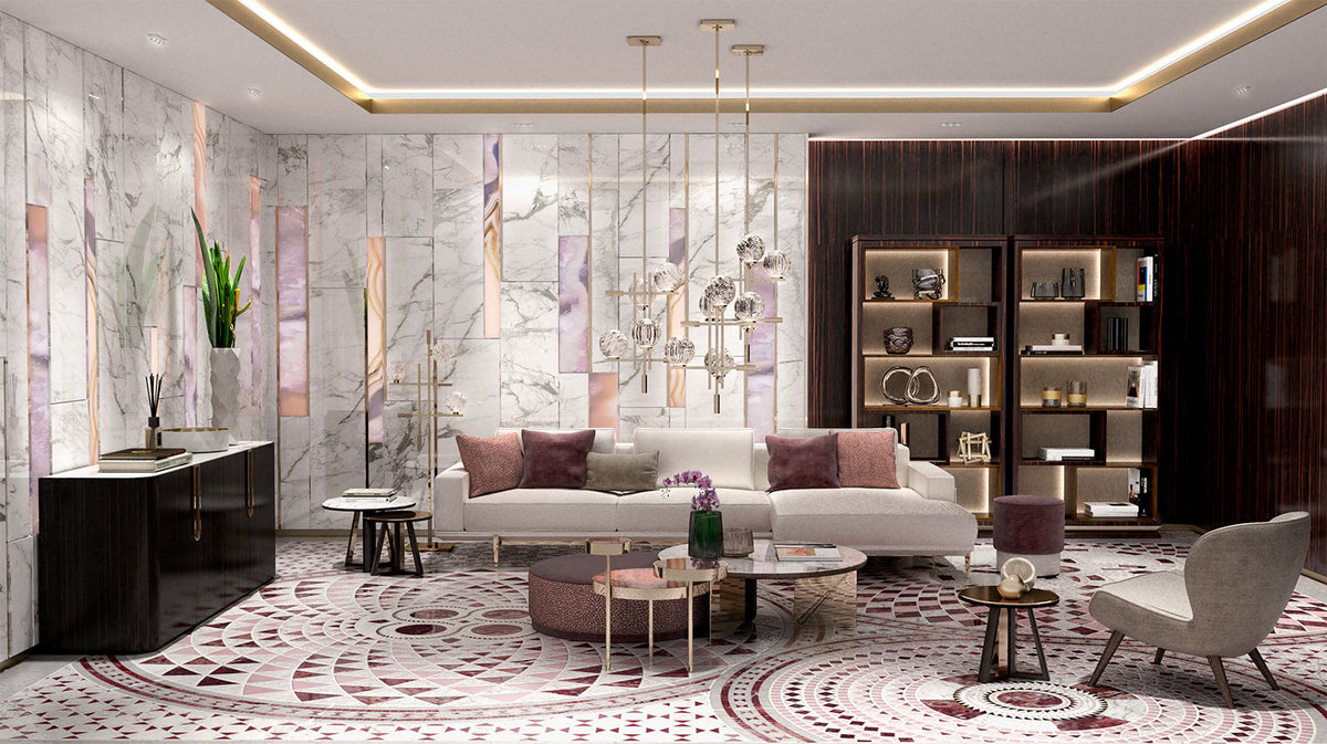 SICIS Marble Cosmati — SICIS Marble Cosmati mozaik uygulama örneği 7
