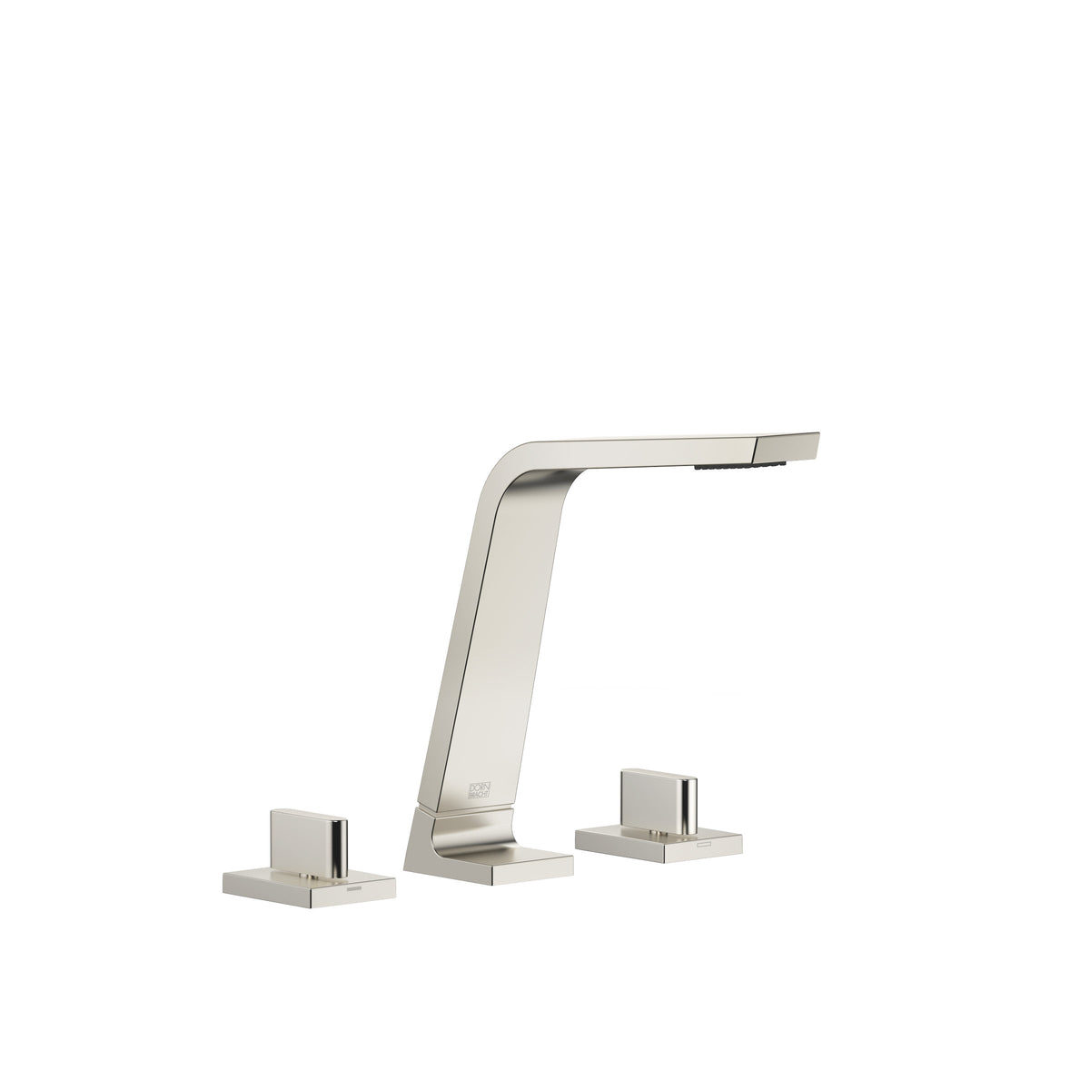 Dornbracht CL.1 Üç Delikli Lavabo Bataryası Süzgeçsiz — Fırçalanmış Platin