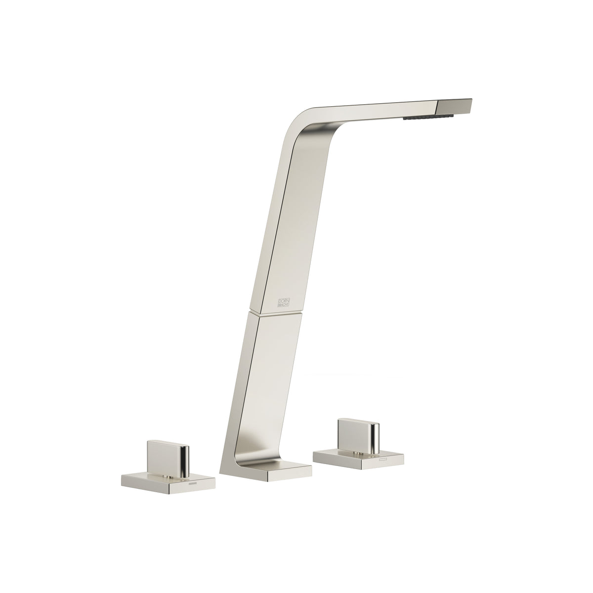 Dornbracht CL.1 Üç Delikli Lavabo Bataryası Süzgeçsiz — Fırçalanmış Platin