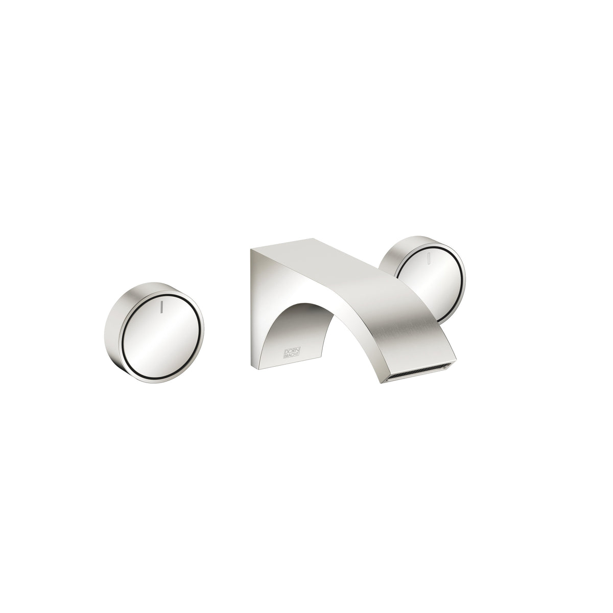 Dornbracht CYO Ankastre Lavabo Bataryası, Süzgeçsiz — Platin / Fırçalanmış Platin