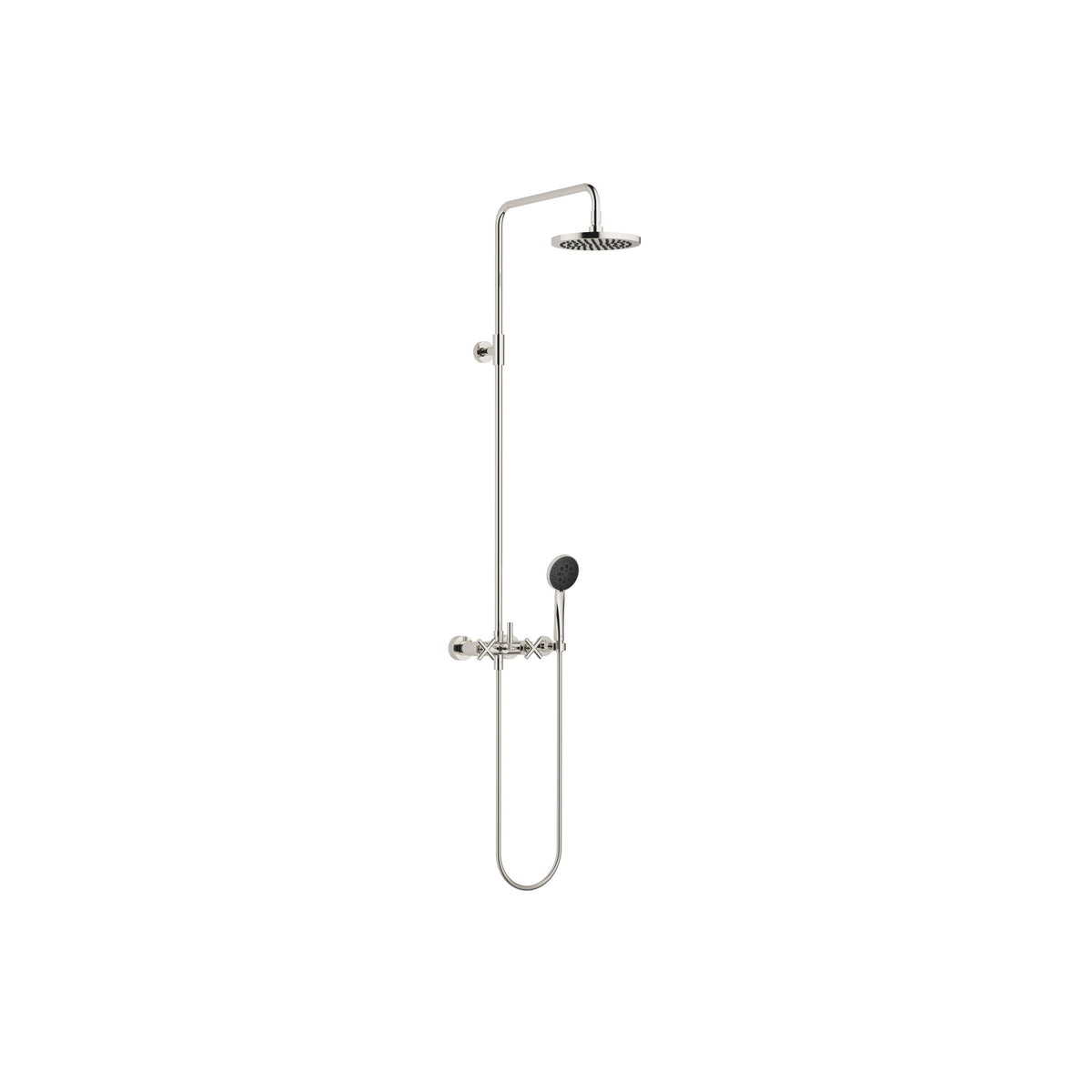 Dornbracht TARA Duş Kolonu, Duş Bataryalı 220 mm — Platin
