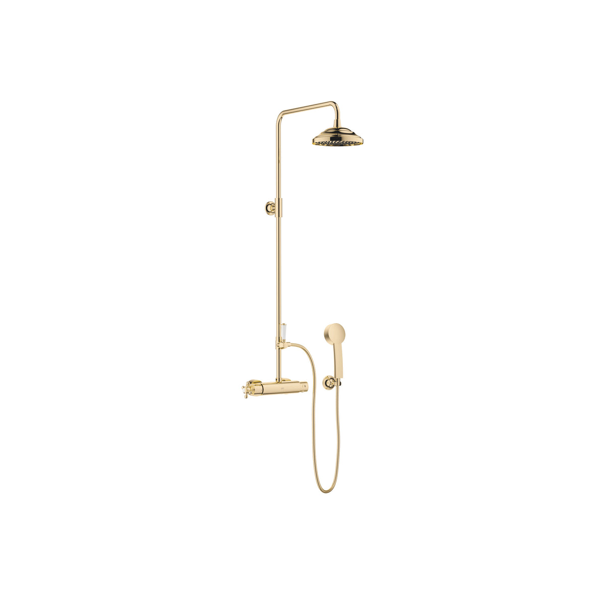 Dornbracht MADISON Duş Kolonu Duş Termostatlı 200 mm — Durabrass (23 ayar Altın)
