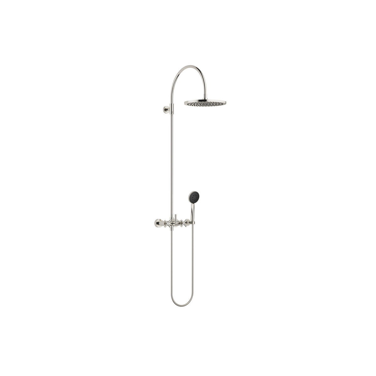 Dornbracht TARA Duş Kolonu, Duş Bataryalı 300 mm — Platin
