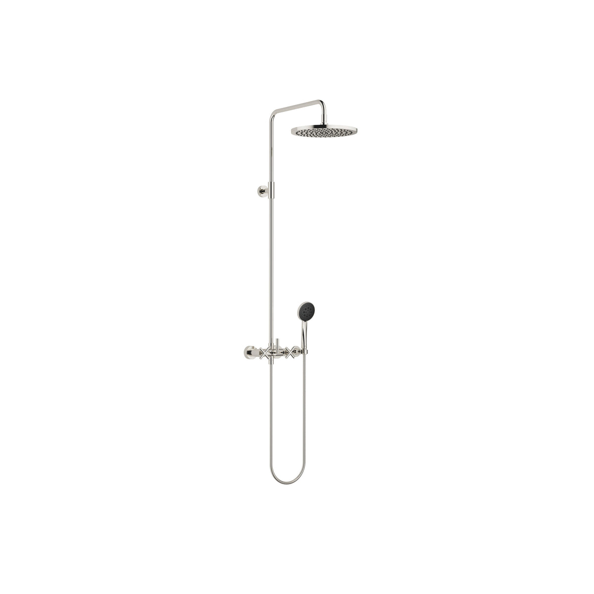 Dornbracht TARA Duş Kolonu, Duş Bataryalı 300 mm — Platin