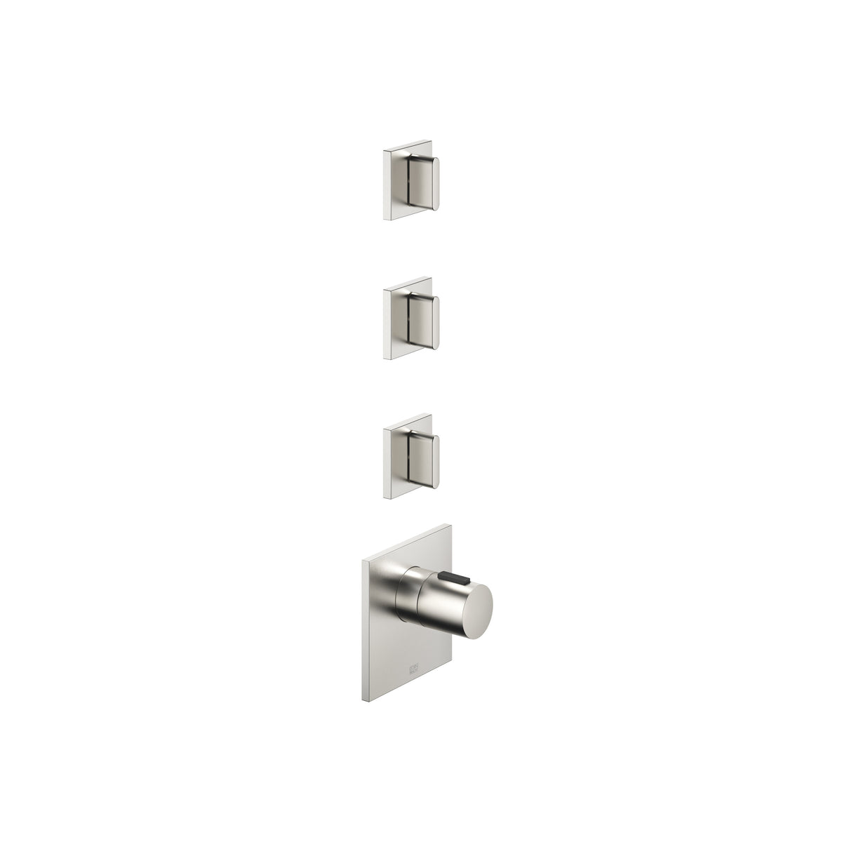 Dornbracht CL.1 xTOOL Termostat Modülü, 3 Ara Musluklu — Fırçalanmış Platin