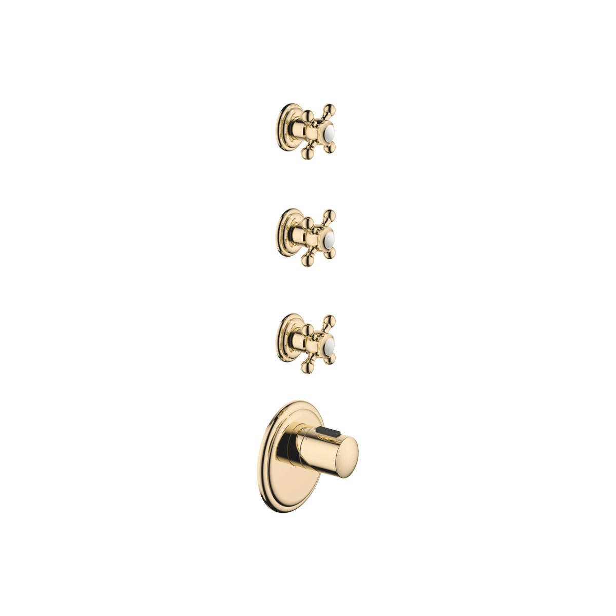 Dornbracht MADISON xTOOL Termostat Modülü, 3 Ara Musluklu — Durabrass (23 ayar Altın)