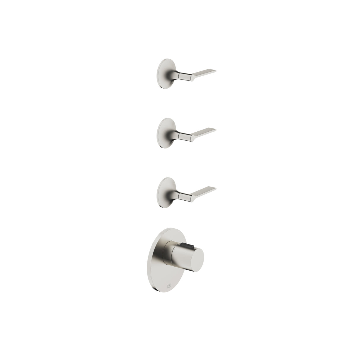 Dornbracht VAIA xTOOL Termostat Modülü, 3 Ara Musluklu — Fırçalanmış Platin