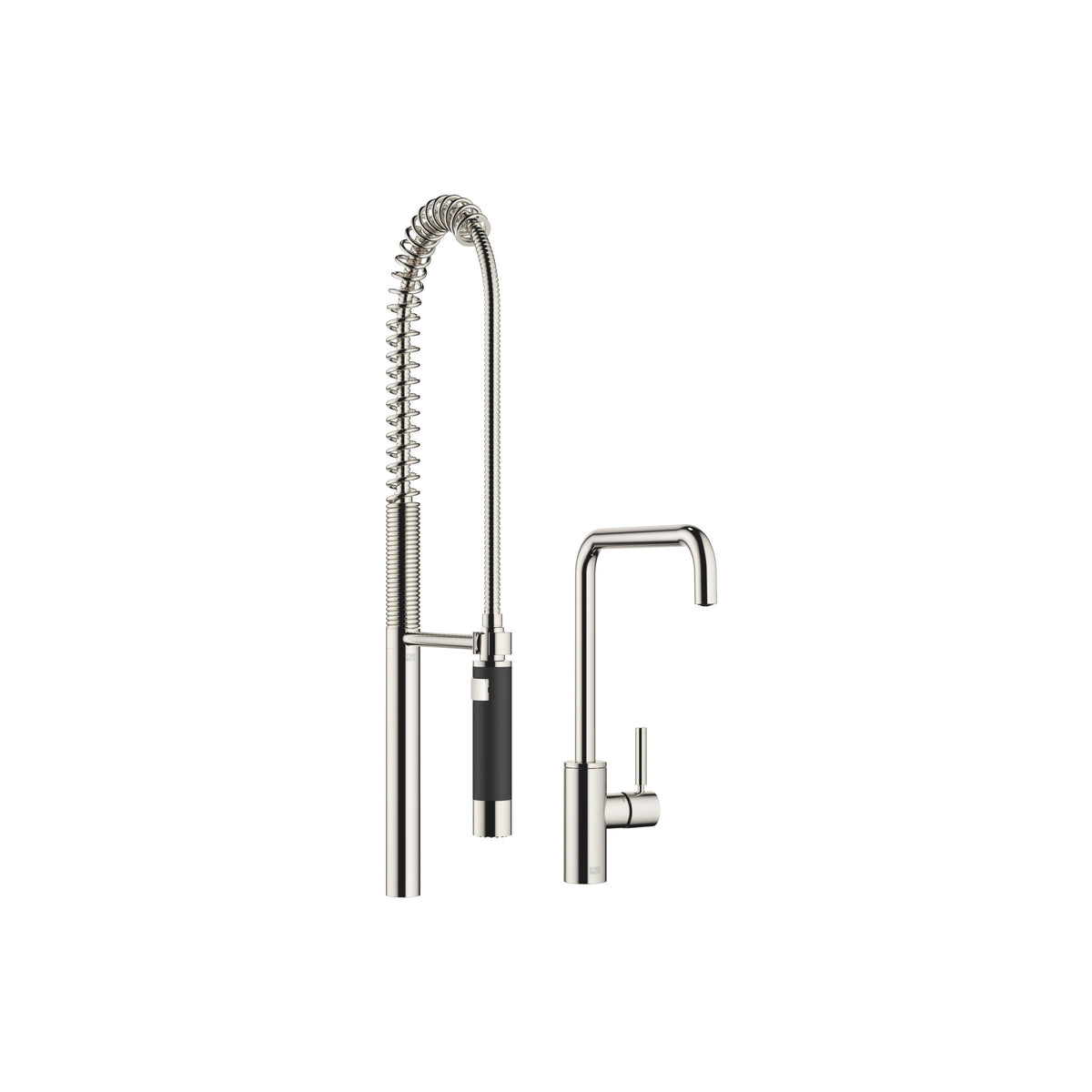 Dornbracht META SQUARE Tek Kollu Batarya Profi Sprey Setli — Platin
