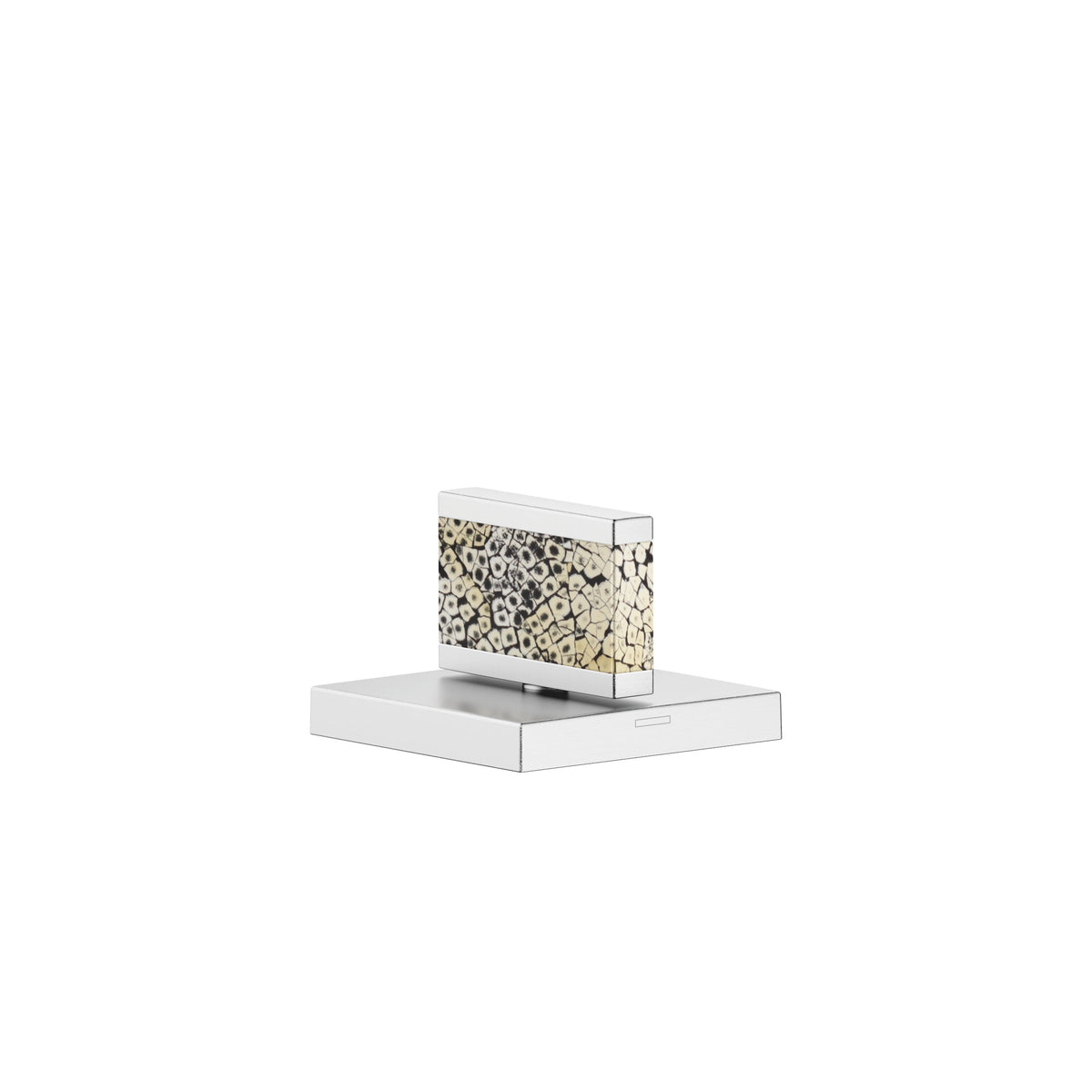 Dornbracht DORNBRACHT Kumanda Kolu Nature Squared Eggshell Snakeskin Black — Fırçalanmış Krom