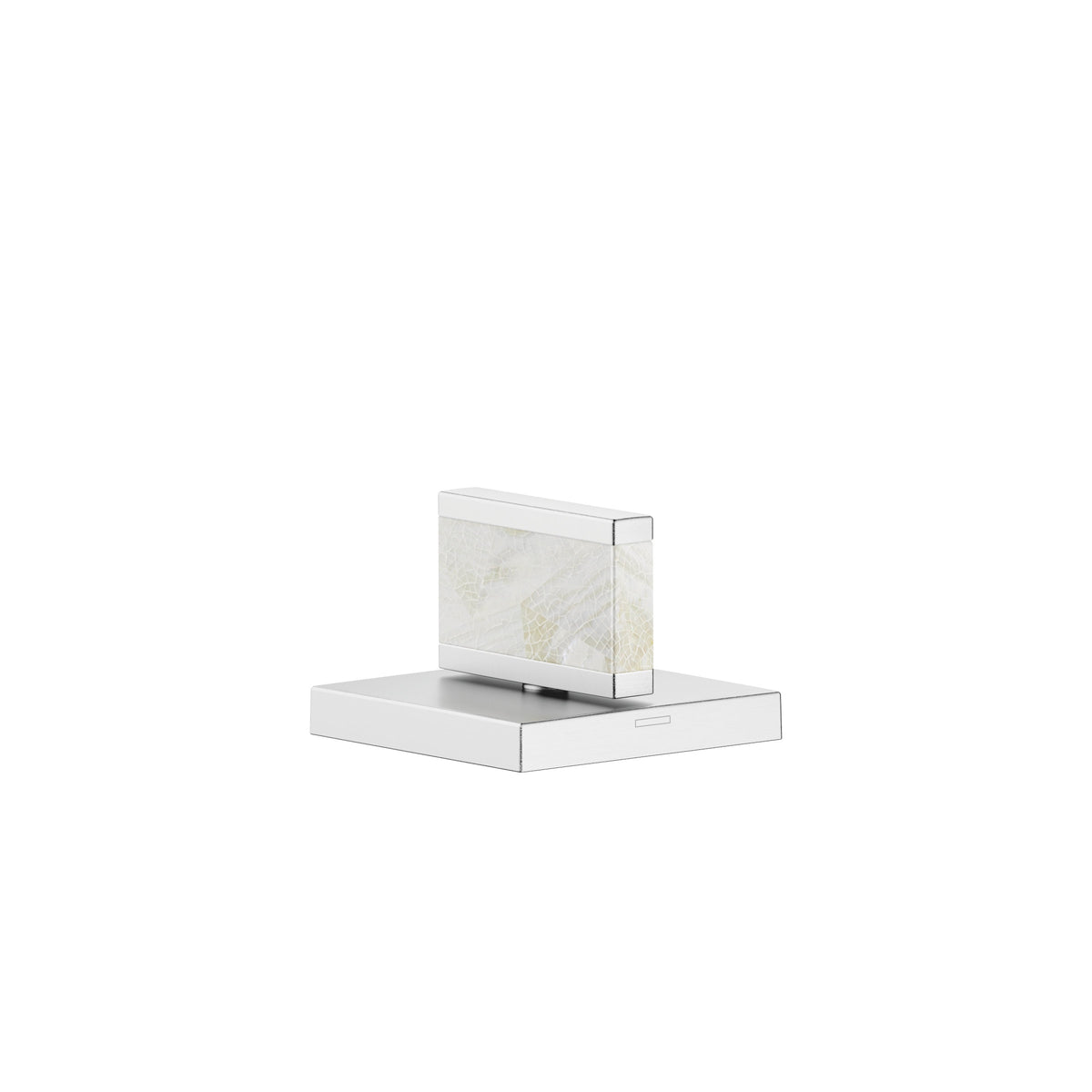 Dornbracht DORNBRACHT Kumanda Kolu Nature Squared Pearl Shell Callisto White — Fırçalanmış Krom