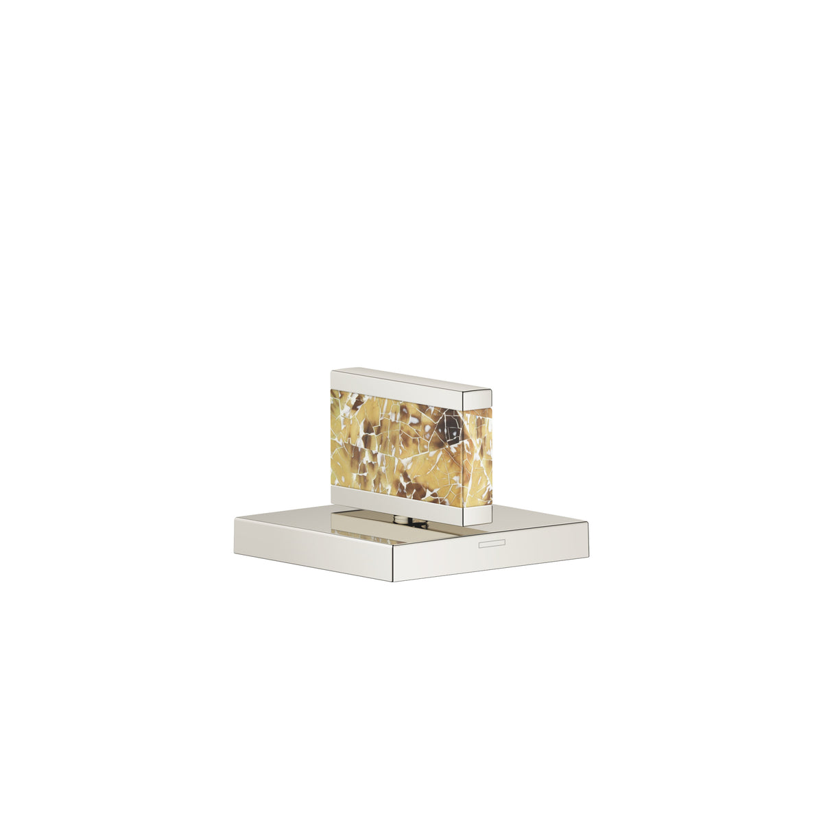 Dornbracht DORNBRACHT Kumanda Kolu Nature Squared Hatchet Shell Gaya White — Platin