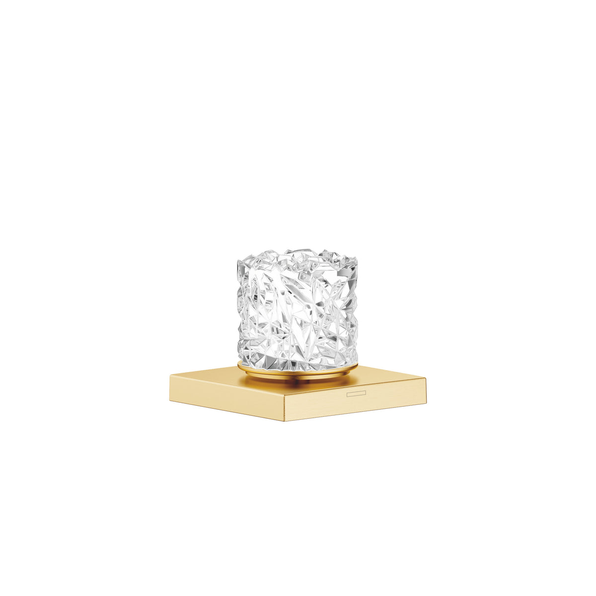Dornbracht DORNBRACHT Kumanda Kolu Glass Design ICE Küçük — Fırçalanmış Durabrass (23 ayar Altın)