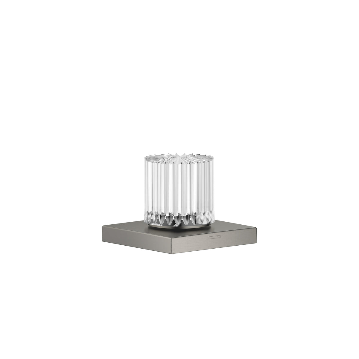 Dornbracht DORNBRACHT Kumanda Kolu Glass Design CLIVIA Küçük — Fırçalanmış Koyu Platin
