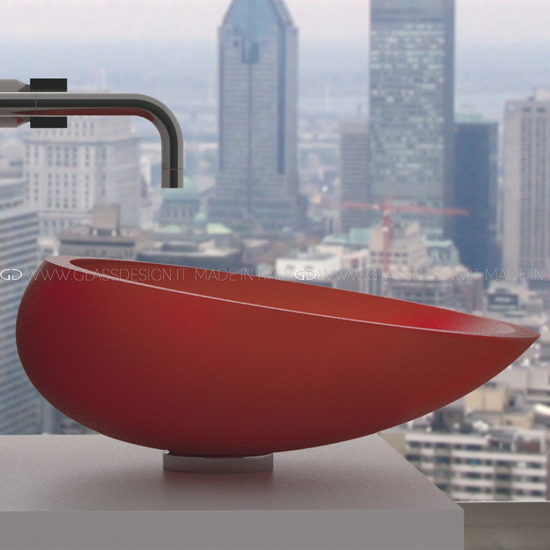 Glass Design Kool Max: Kristal Çanak Lavabo Koleksiyonu