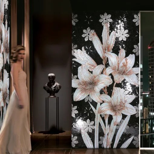 SICIS Flower Power: Sanatsal Mozaik Koleksiyonu ile Duvarlar Canlanıyor