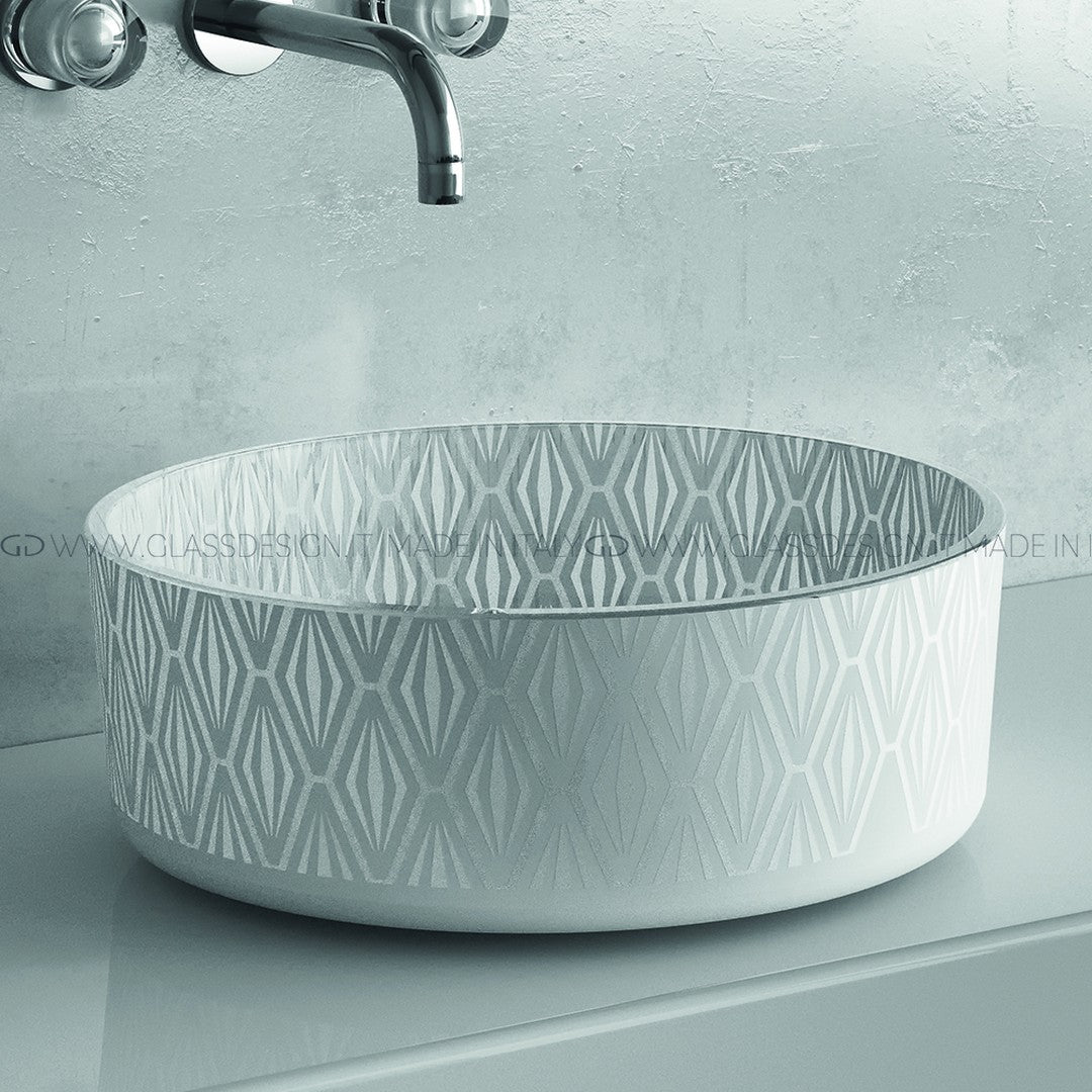 Glass Design Bamboo: Kristal Çanak Lavabo Koleksiyonunda Doğanın Geometrisi