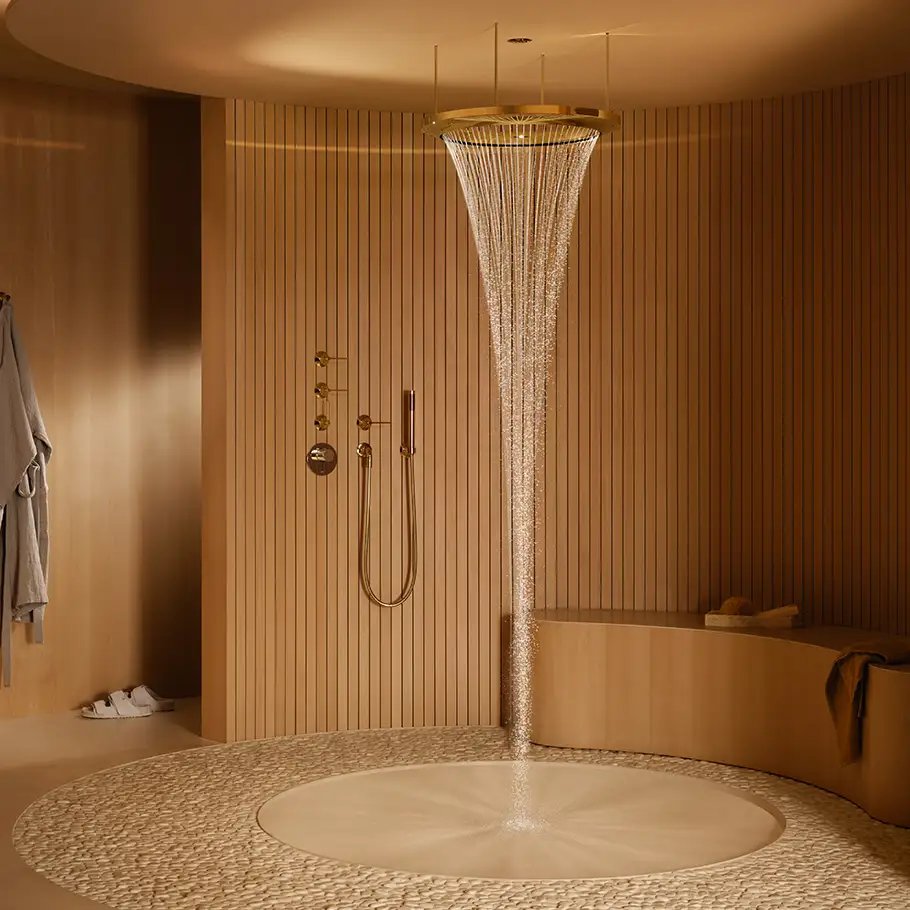 Dornbracht AQUAHALO: Mimariye Entegre Premium Duş Sistemi