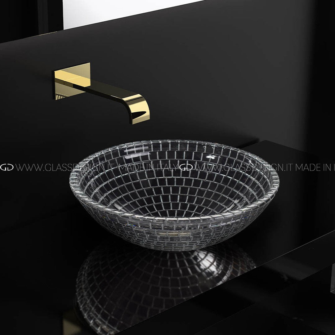 Glass Design Mosaic: Kristal Çanak Lavabo Koleksiyonu