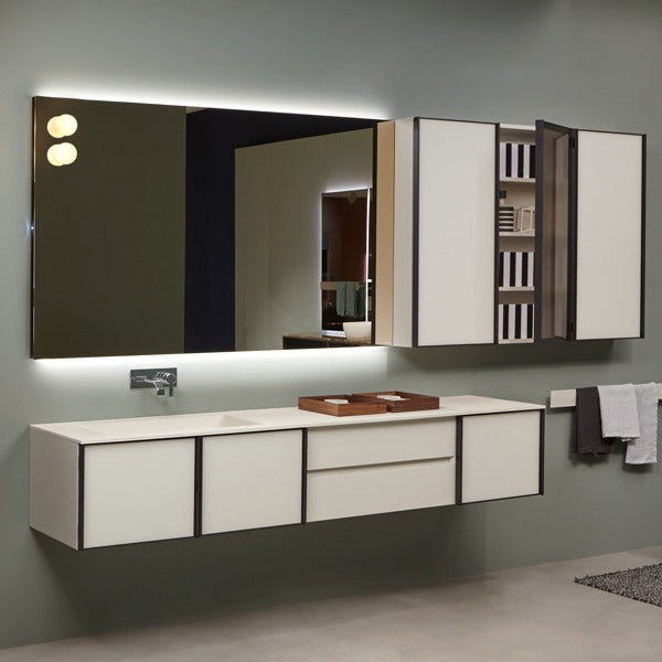 Antonio Lupi Flash Paslanmaz Çerçeveli LED Ayna