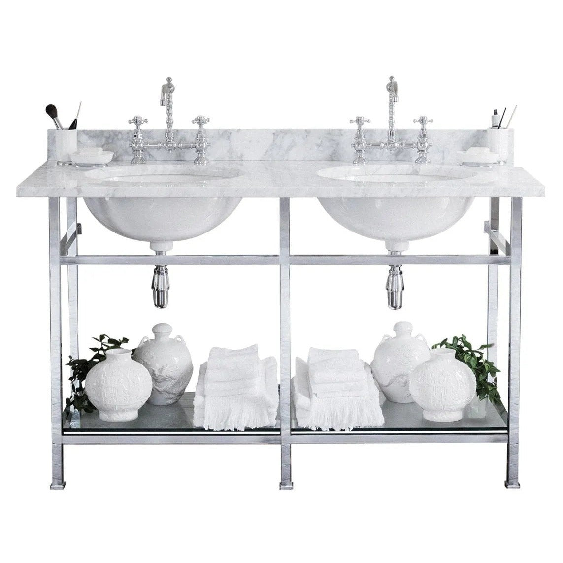 Gentry Home Banyo Konsolu: Mermerin Klasik Zarafeti