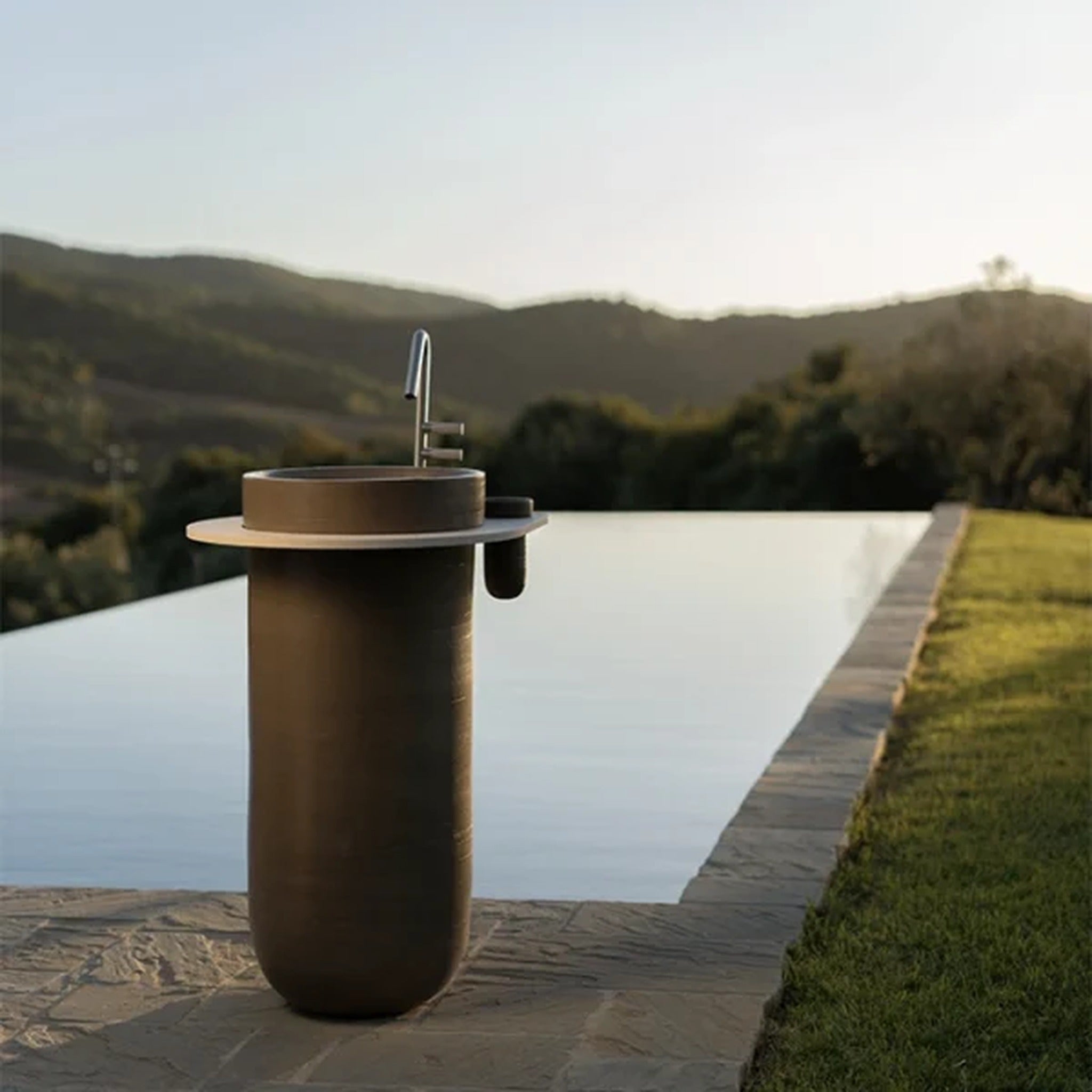 Terzofoco LuneUp H2O: Bağımsız Duran Lüks Lavabo Koleksiyonu