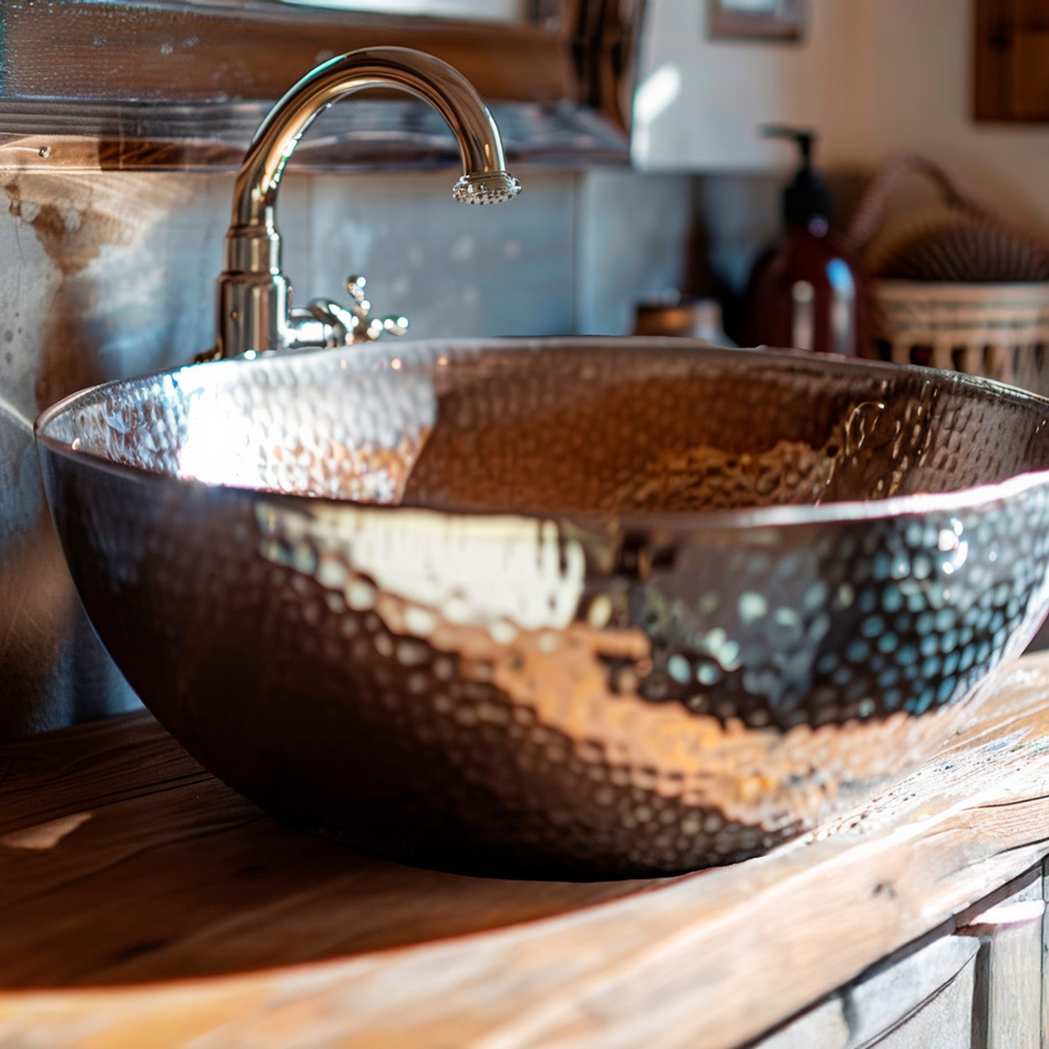Cipì New Shine: Dövme Pirinç Yüzeyiyle Metal Lavabo Koleksiyonu
