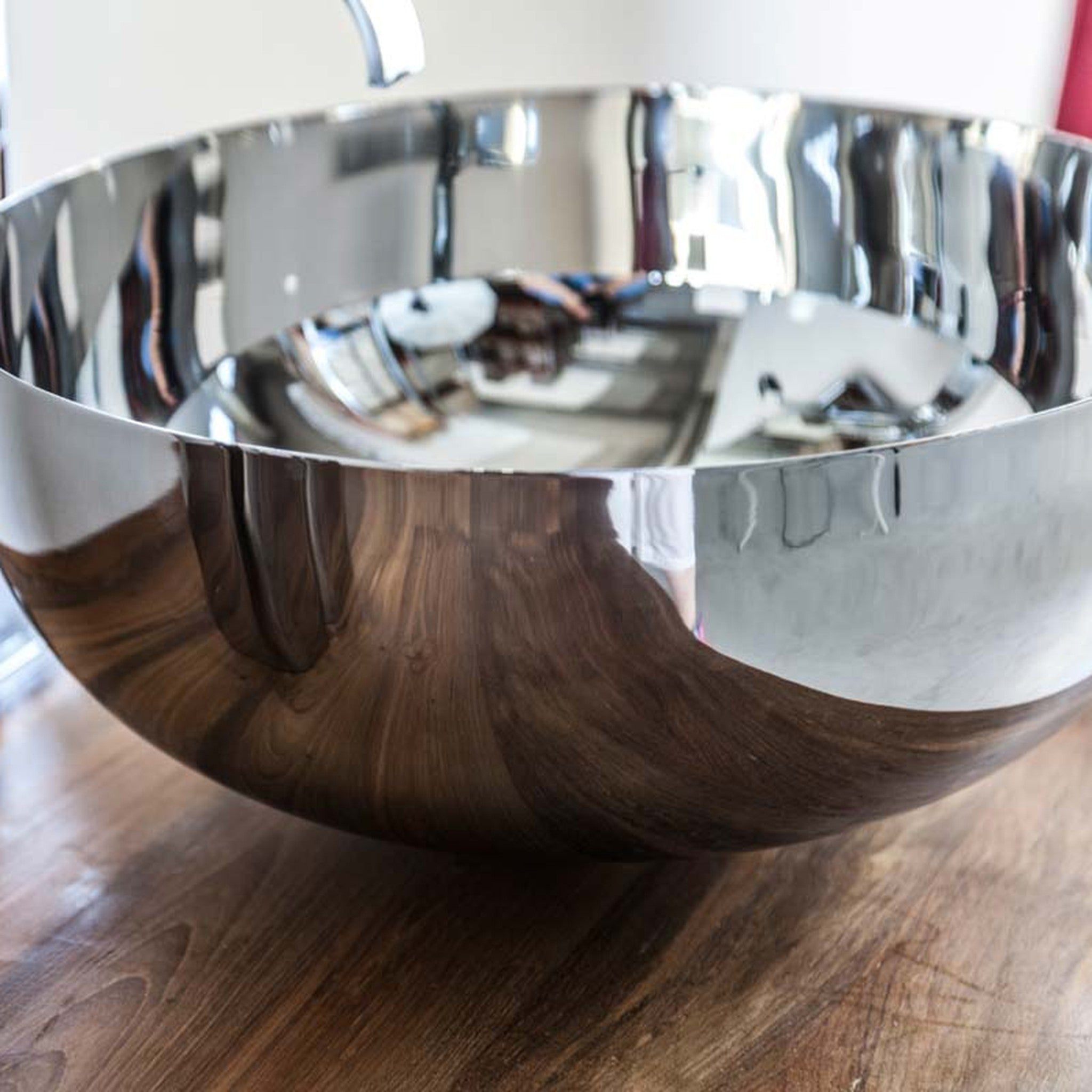 Cipì Loft Metal Lavabo: Krom Kâse Formuyla Tezgah Üstü Zarafet