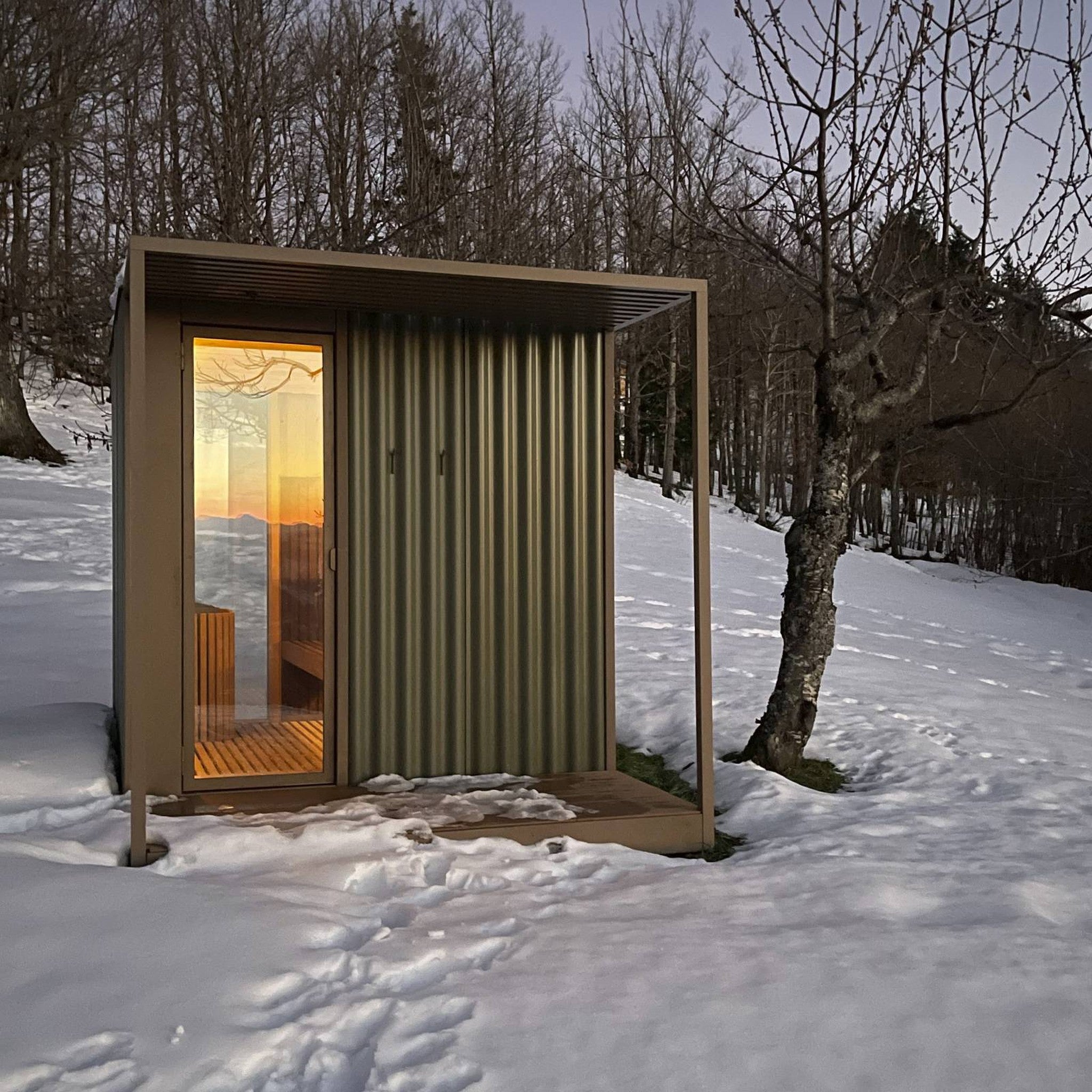 Effe Cabanon Dış Mekan Sauna | Lüks Sauna Deneyimi